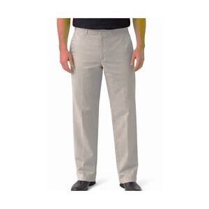 GH Bass Pants Mens Size 34 Gray Chino Trouser Straight Leg Preppy Old Money EUC